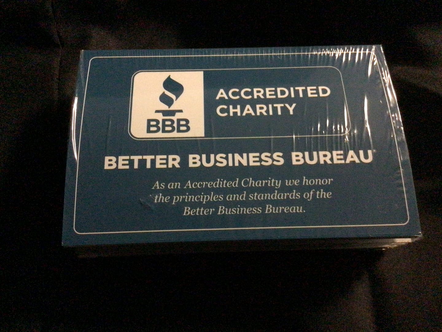 BBB Styrene Wall Plaque-Charity